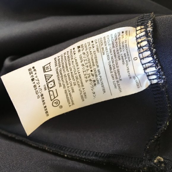 BANANA REPUBLIC Dress Drop‎ Waist Ruffle Hem Blue - Picture 4 of 5